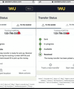 western union money transfers for sale