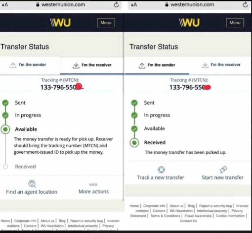 FL5 western union money transfers for sale